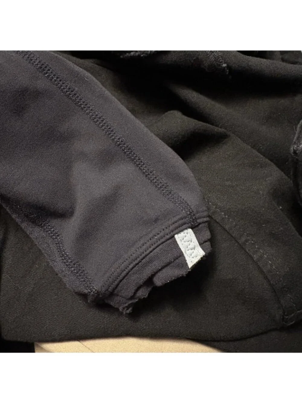 Lululemon Run Stay On Course Pullover Hoodie Women Size 4 Black Athletic READ